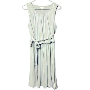 C LABEL Women’s Small Powder Blue Flowy Belted Dress